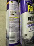 (4) Raid Max Bed Bug Foaming Spray Crack Crevice 17.5 oz Extended Protection