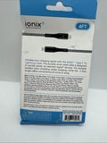 Ionix Type-C To Lightning White Braided Cable Power Charge Sync 4ft COMBINESHIP