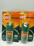 (2) OFF Sportsmen Insect Repellent Deep Woods 1oz Pump Spray Mosquito COMBINESHI