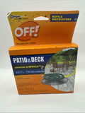 OFF! Backyard Mosquito Repellent Coils (6 Refills), for Outdoor Patios