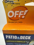 OFF! Backyard Mosquito Repellent Coils (6 Refills), for Outdoor Patios