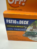 OFF! Backyard Mosquito Repellent Coils (6 Refills), for Outdoor Patios
