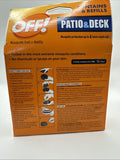OFF! Backyard Mosquito Repellent Coils (6 Refills), for Outdoor Patios