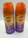 (2) OFF! Family Care Insect Repellent Picaridin Aerosol Spray Deet Free 5 oz