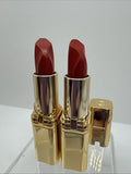 (2) L'Oreal 186 Lovely Red Colour Riche Satin Lipstick Hydration COMBINESHIP