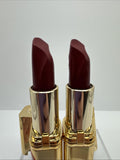 (2) L'Oreal 189 Ambitious Red Colour Riche Satin Lipstick Hydration COMBINESHIP