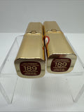 (2) L'Oreal 189 Ambitious Red Colour Riche Satin Lipstick Hydration COMBINESHIP