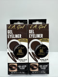 (2) L.A. Girl Rich Chocolate Brown Gel Eyeliner Pot Intense Color  COMBINESHIP