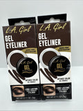 (2) L.A. Girl Rich Chocolate Brown Gel Eyeliner Pot Intense Color  COMBINESHIP