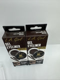 (2) L.A. Girl Rich Chocolate Brown Gel Eyeliner Pot Intense Color  COMBINESHIP