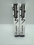 (2) Neutrogena 10 Jet Black Precision Liquid EYELINER Smudge/Water Resistant