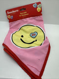 Sweethearts Dog Bandanas Large Triangle Reversible Valentine Day Scarf Heart
