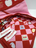 Sweethearts Dog Bandanas Large Triangle Reversible Valentine Day Scarf Heart