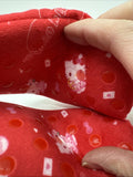 Hello Kitty Shoes Slippers Snuggle Toes SZ 4-10 Pink Red Valentine Sanrio Cupid