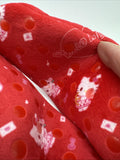 Hello Kitty Shoes Slippers Snuggle Toes SZ 4-10 Pink Red Valentine Sanrio Cupid