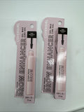 (2) 600 dark brown Clean Fresh Brow Enhancer Gel Wax Mascara Thicken Define