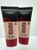 (2) L'Oreal Infallible 101 Classic Ivory Pro-Matte Foundation Matte 24hr