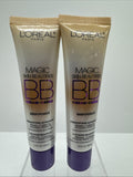 (2) Loreal 816 Deep Magic Skinn Beautifier BB Creme 1oz Moisturize COMBINESHIP