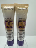 (2) Loreal 816 Deep Magic Skinn Beautifier BB Creme 1oz Moisturize COMBINESHIP