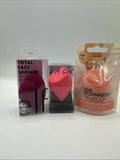 (3) Real Techniques Miracle Mixing Sponge Face Blend e.l.f.  & LA Girl Pro Pink