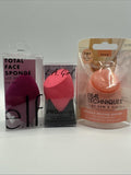 (3) Real Techniques Miracle Mixing Sponge Face Blend e.l.f.  & LA Girl Pro Pink