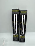 (2) Espresso Precision Shaping Wood Pencil Arches & Halos Eyebrow Brow Line Fill