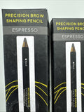 (2) Espresso Precision Shaping Wood Pencil Arches & Halos Eyebrow Brow Line Fill