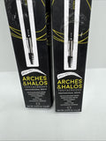 (2) Espresso Precision Shaping Wood Pencil Arches & Halos Eyebrow Brow Line Fill