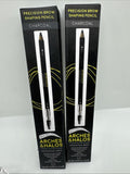 (2) Charcoal Precision Shaping Wood Pencil Arches & Halos Eyebrow Brow Line Fill