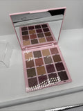 LA Girl Pro Mastery Eyeshadow Palette 16 Colors Pink Bronze Matte Shimmer Smokey