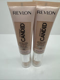 (2) Revlon 130 Ivory PhotoReady Candid Natural Finish Foundation COMBINESHIP