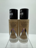 (2) Almay 210 Warm Tan Skinn Perfecting Comfort Matte Foundation COMBINESHIP