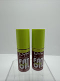 (2) NYX FOLD13 Losin' Cone-trol Fat Oil Lip Drip Tinted Gloss Red COMBINESHIP