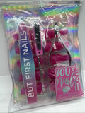 POSH + Pop You Nailed It Manicure 15 Pieces Gift Set Nipper Clipper File Cuticle