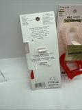 (2) Scunci All Hair Pink Red Hold The Unbreakable Collection Heart Claw Clips
