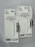 (2) SCUNCI Conair Silver Large Claw Clip Jaw Jumbo Thick Hair COMBINESHIP