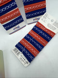 (3) Scunci Ponytailers Red White Blue 4th July Patriotic 6pc Hair TieCOMBINESHIP