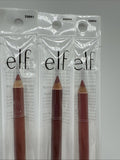 (3) e.l.f. Pinky Swear Mauve Aside Truth Bare Nude Creme Glide Lip Liner Pencil