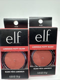 (2) e.l.f. Bermuda 81538 Luminous Blush Putty-to-Powder Buildable COMBINESHIP