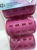 Conair Smooth & Voluminous Curls #61117Z  12 Pk Self Grip Thermal Rollers Waves