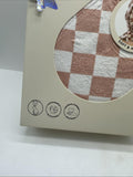 Kitsch Quick-Dry Hair Towel Wrap Extra Large Terracotta Checker COMBINESHIP