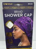 Donna Braid Shower Cap White Waterproof Adustable Drawstring Premium COMBINESHIP