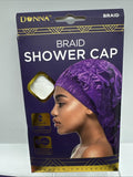 Donna Braid Shower Cap White Waterproof Adustable Drawstring Premium COMBINESHIP