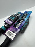 (2) Conair Metal Round Hair Brush Vented Nylon Bristle Blowout Straighten Curl