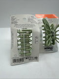 (2) Scunci Butterfly Eco-Friendly Earth Jaw Claw Clips Hair Green COMBINESHIP