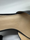 Marc Fisher Black Hello Wedge 9.5 Black Sandal Strap 4.5"