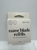 Kitsch Razor Blade Refills Stainless Steel Smoothest Shave Eco Friendly 10pk