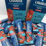 (75) Liquid I.V. Electrolyte Drink Mix Hydration Multiplier Strawberry 7/26+