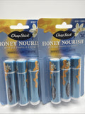(2) Chapstick Lip Balm Honey Nourish Bee Propolis Vanilla Vitamin E COMBINESHIP