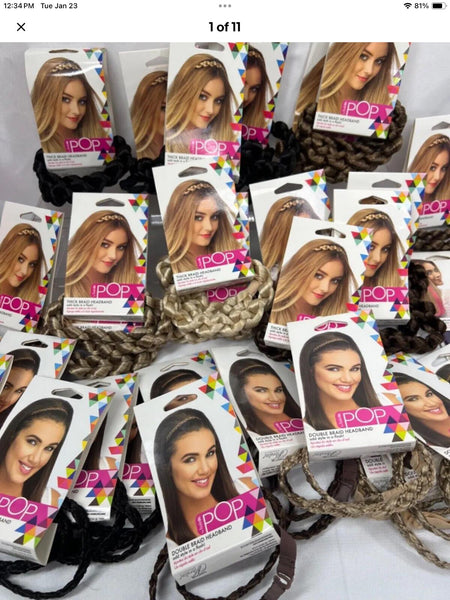 POP by Hairdo Headband Braid Ponytail extension U CHOOSE BuyMoreSave&CombineShip